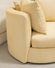 Load image into Gallery viewer, Bianca Swivel Chair in Queen Bey Daffodil
