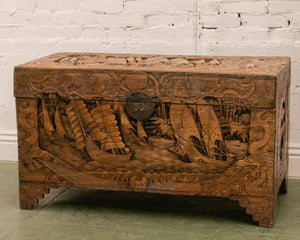 Hand Carved Trunk