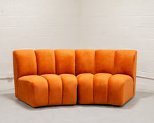 Load image into Gallery viewer, Burnt Orange Chic Circle Sofa
