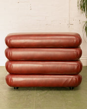 Load image into Gallery viewer, Elodie 4 Piece Modular Sectional in Brown Leather
