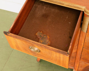 Early 20th Century Biedermeier Style Buffet with Brass Pulls