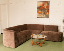 Load image into Gallery viewer, Bonnie 3 Piece Sectional Sofa in Napa Brown
