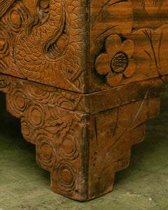 Hand Carved Trunk