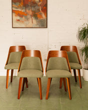 Load image into Gallery viewer, Olive Green Tweed Chairs
