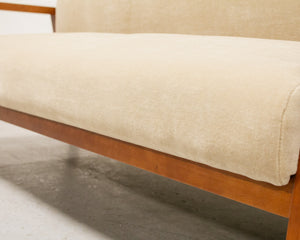 Almond MCM Style Sofa