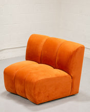 Load image into Gallery viewer, Burnt Orange Chic Circle Sofa
