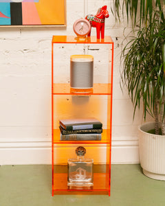 Orange Acrylic Shelf