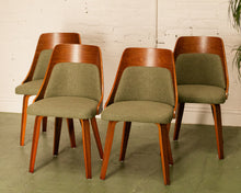 Load image into Gallery viewer, Olive Green Tweed Chairs
