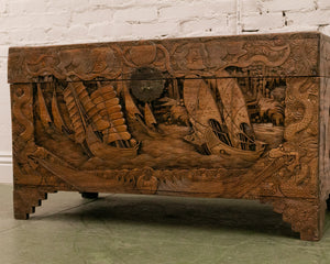 Hand Carved Trunk