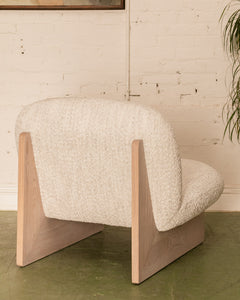 Textured Modern Lounge Chair and Ottoman