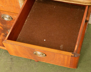 Early 20th Century Biedermeier Style Buffet with Brass Pulls