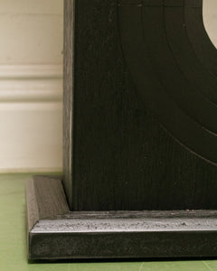 Black Console with Oval Base