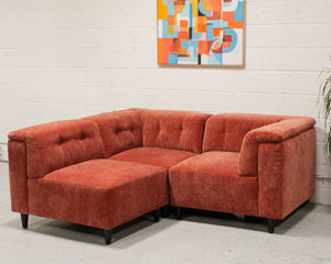 3 Piece Chelsea Sofa in Paprika