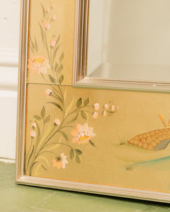 LaBarge Reverse Painted Chinoiserie Mirror