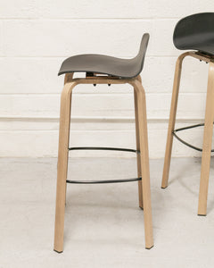 Bentwood Bar Stools Pair