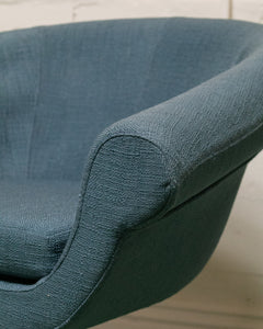 Blue Vintage Swivel Chair