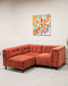 3 Piece Chelsea Sofa in Paprika