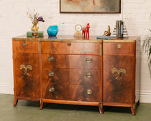 Load image into Gallery viewer, Early 20th Century Biedermeier Style Buffet with Brass Pulls
