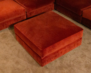 Sebastian 7 Piece Sofa in Rust