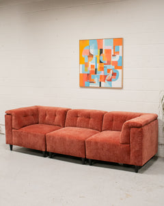 3 Piece Chelsea Sofa in Paprika