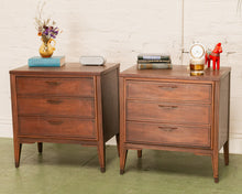 Load image into Gallery viewer, Walnut 3 Drawer Lowboy
