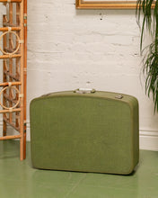 Load image into Gallery viewer, green vintage suitcase
