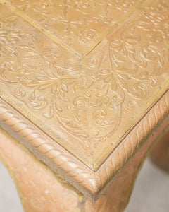 Embossed Gold Table