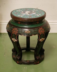 Vintage Chinese Cloisonne Chinoiserie Plant Stand Jardiniere