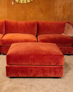 Sebastian 7 Piece Sofa in Rust