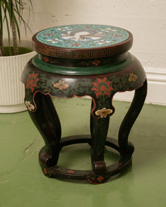 Vintage Chinese Cloisonne Chinoiserie Plant Stand Jardiniere