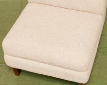 Load image into Gallery viewer, Modern Oatmeal Chenille Tweed Lounge Chair
