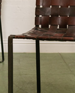 Leather Strap Rustic Chairs