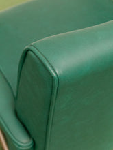 Load image into Gallery viewer, Vintage Turquoise and Metal Lounge Chair
