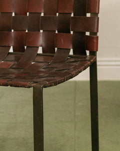 Leather Strap Rustic Chairs