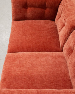 3 Piece Chelsea Sofa in Paprika (Ottoman)