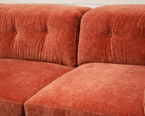 2 Piece Chelsea Sofa in Paprika