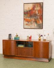 Load image into Gallery viewer, Mcm Walnut Sideboard with Opening
