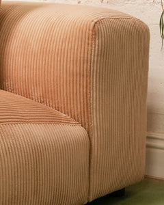 Bailey Sofa in Blush Corduroy