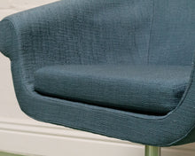 Load image into Gallery viewer, Blue Vintage Swivel Chair
