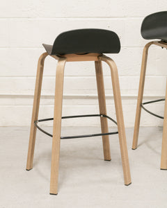 Bentwood Bar Stools Pair