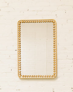 Rectangular Gold Decorated Mirror