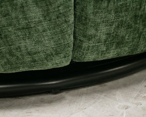 Dark Green Aria Swivel Chair