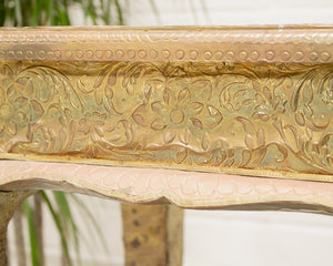 Embossed Gold Table