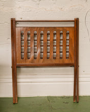 Load image into Gallery viewer, Vintage Walnut Magazine Holder
