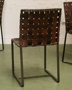 Leather Strap Rustic Chairs