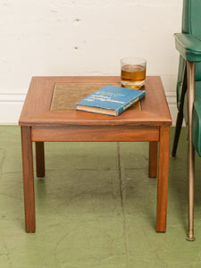 Brown Saltman by John Keal Walnut and Enameled Side/End Table, Sold Separately