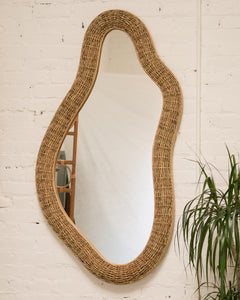 Woven Framed Mirror