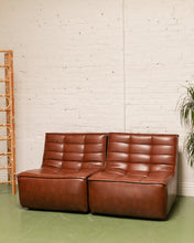 Load image into Gallery viewer, 2 Piece Juno in Recycled Leather Loveseat
