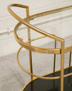 Bella Gold Oval Barcart