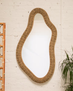 Woven Framed Mirror